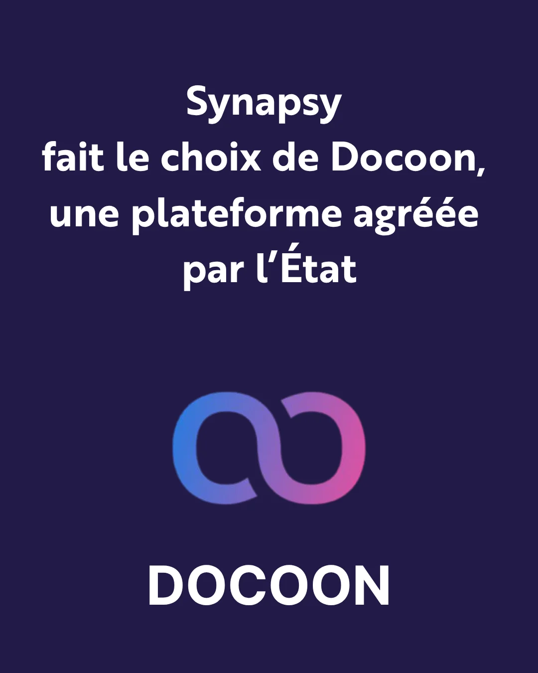 Synapsy fait le choix de Docoon