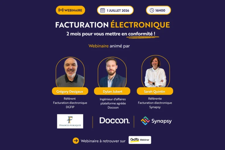 webinaire facturation electronique Docoon DGFIP